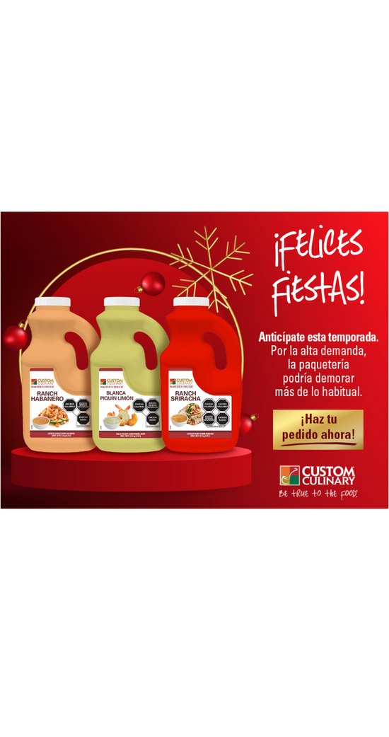 Salsa para Alitas Custom Culinary - Dale más sabor a tu negocio ...