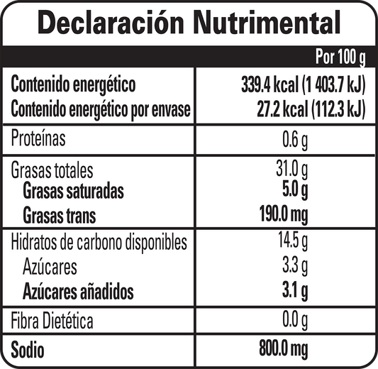 CUSTOM Aderezo Mayonesa - 204 sobres