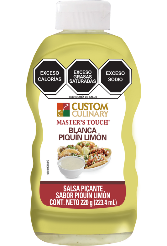 CUSTOM Blanca Piquín Limón 220g